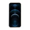 iLike Apple iPhone 12 Pro Max Silikonhülle Eco Print Design Weiß