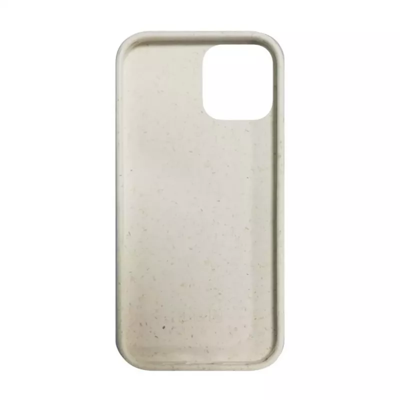 iLike Apple iPhone 12 Pro Max Silikonhülle Eco Print Design Weiß