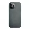 iLike Apple iPhone 12 Pro Max Silikon-Kunststoff-Hülle Eco Print Design Schwarz