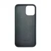 iLike Apple iPhone 12 Pro Max Silikon-Kunststoff-Hülle Eco Print Design Schwarz