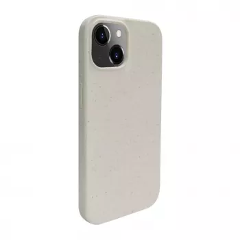iLike Apple iPhone 13 Silikon-Kunststoffhülle Eco Print Design Weiß