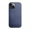 iLike Apple iPhone 13 Silikon-Kunststoffhülle Eco Print Design Blau