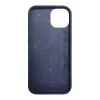 iLike Apple iPhone 13 Silikon-Kunststoffhülle Eco Print Design Blau