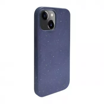 iLike Apple iPhone 13 Silikon-Kunststoffhülle Eco Print Design Blau