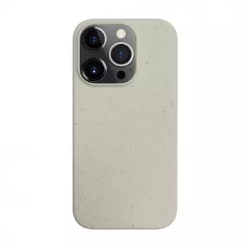 iLike Apple iPhone 13 Pro Silikon-Kunststoff-Hülle Eco Print Design Weiß