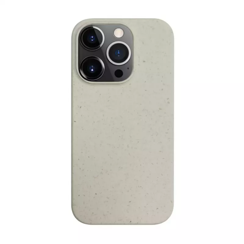 iLike Apple iPhone 13 Pro Silikon-Kunststoff-Hülle Eco Print Design Weiß