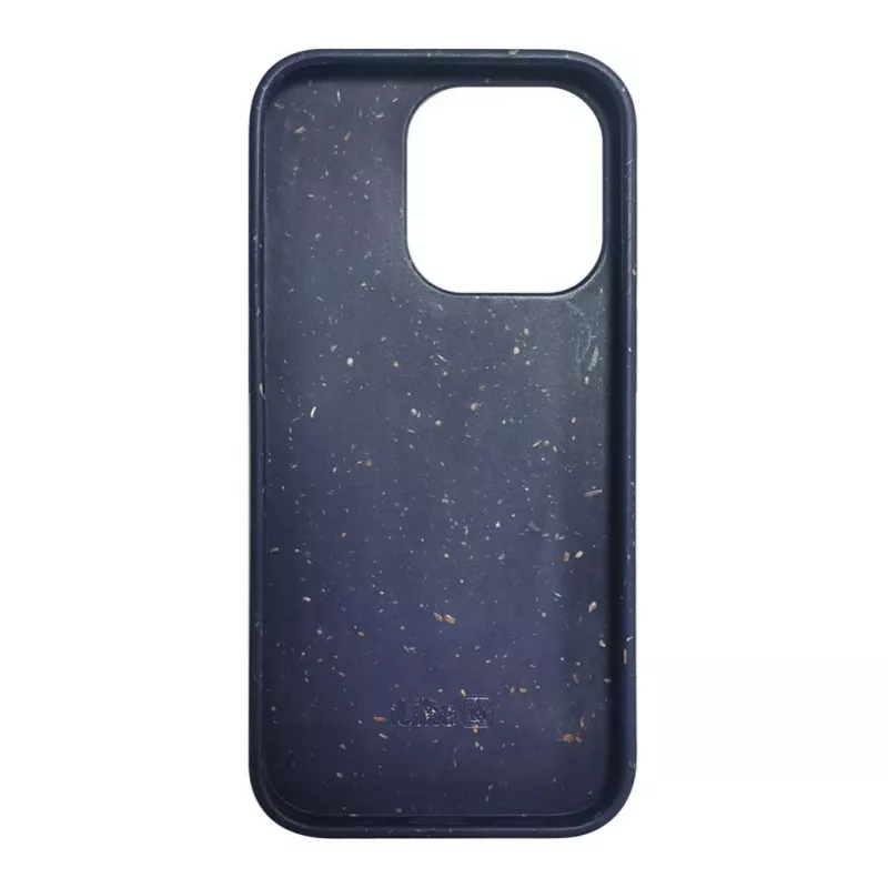 iLike Apple iPhone 13 Pro Max Silikon-Kunststoff-Hülle Eco Print Design Blau