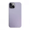 iLike Apple iPhone 14 Silikon-Kunststoff-Hülle Eco Print Design Blume Lila