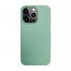 iLike Apple iPhone 14 Pro Max Silikon-Kunststoff-Hülle Eco Print Design Blume Grün