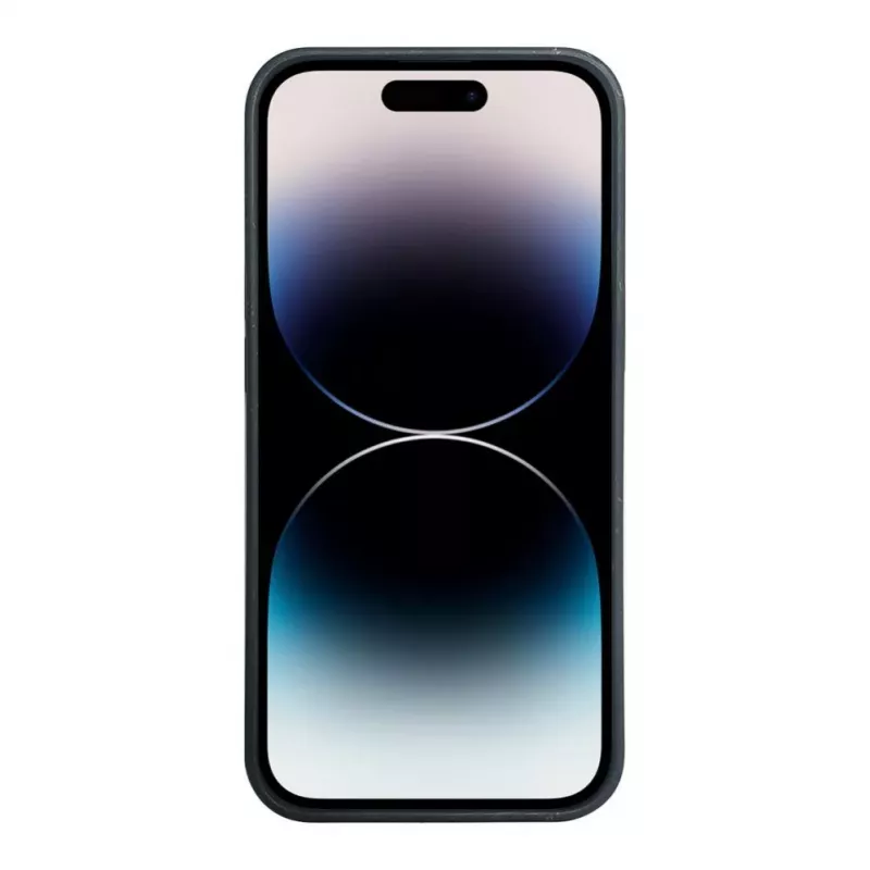 ILIKE Apple iPhone 14 Pro Silikon-Kunststoff-Hülle Eco Print Design Schwarz
