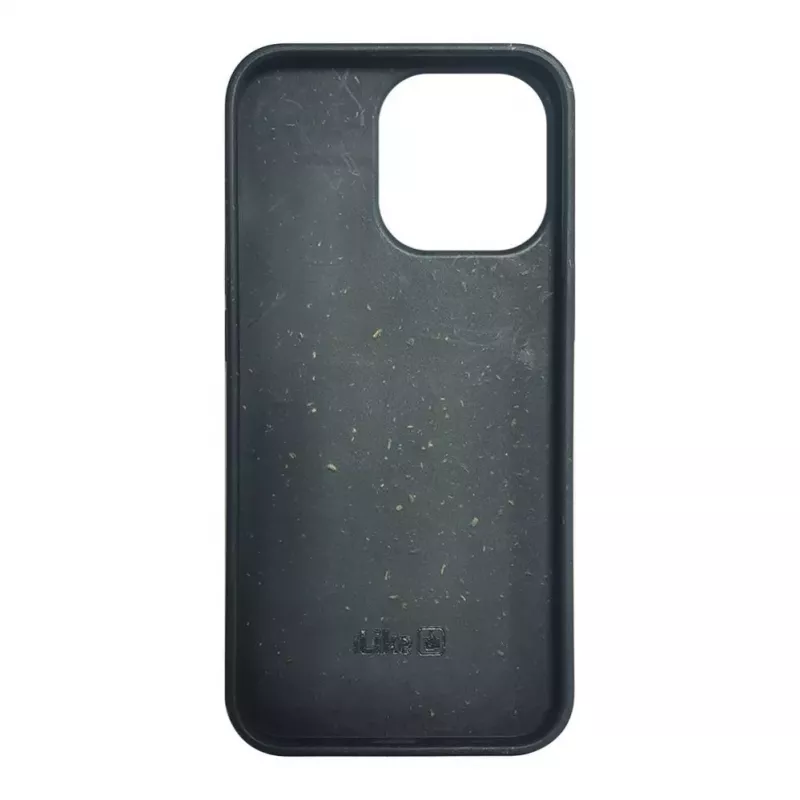 ILIKE Apple iPhone 14 Pro Silikon-Kunststoff-Hülle Eco Print Design Schwarz