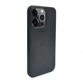 ILIKE Apple iPhone 14 Pro Silikon-Kunststoff-Hülle Eco Print Design Schwarz