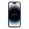iLike Apple iPhone 14 Pro Silikon-Kunststoff-Hülle Eco Print Design Blau