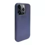 iLike Apple iPhone 14 Pro Max Silikon-Kunststoff-Hülle Eco Print Design Blau