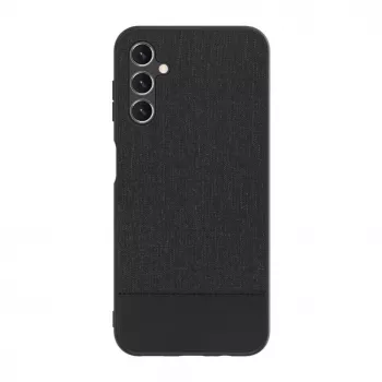 iLike Samsung Galaxy A14 5G Kunstleder-Rückseite Schwarz