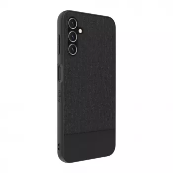 iLike Samsung Galaxy A14 5G Kunstleder-Rückseite Schwarz