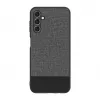 iLike Samsung Galaxy A14 5G Plastic Leather Back Cover Gray