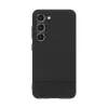 iLike Samsung Galaxy S23 Kunstleder-Rückseitencover Schwarz