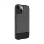 iLike Apple iPhone 14 Plastic Leather Back Cover Grau