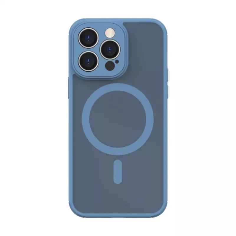 Evelatus Apple iPhone 13 Pro Hybrid Case mit MagSafe und Kameraschutz PC+TPU Hellblau