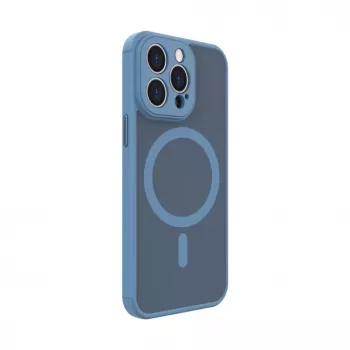 Evelatus Apple iPhone 13 Pro Hybrid Case mit MagSafe und Kameraschutz PC+TPU Hellblau