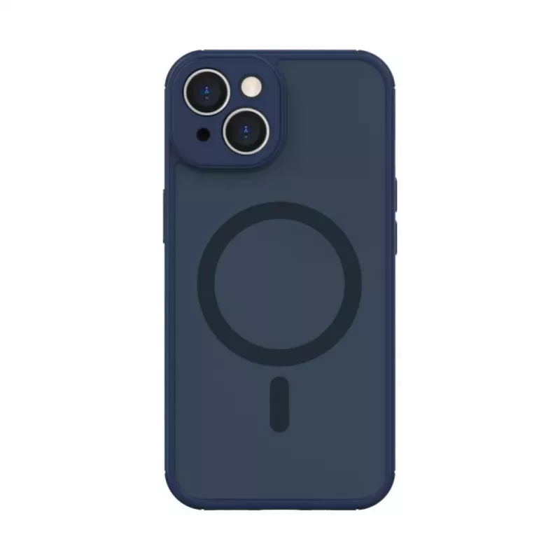 Evelatus Apple iPhone 14 Hybrid Case mit MagSafe und Kameraschutz PC+TPU Blau