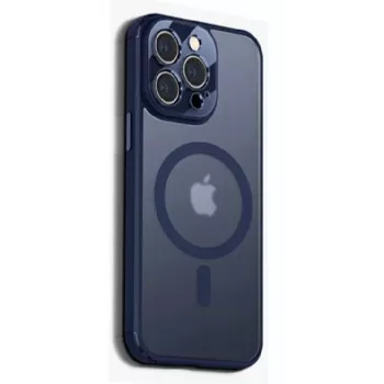 Evelatus Apple iPhone 14 Pro Max Hybrid Case mit MagSafe und Kameraschutz PC+TPU Blau
