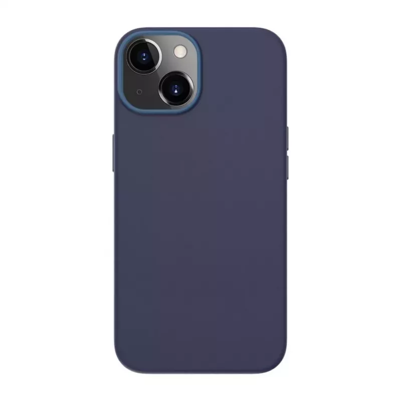 Evelatus Apple iPhone 13 Genuine Leather Case with MagSafe Blau
