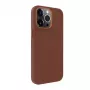 EVELATUS Apple iPhone 13 Pro Genuine Leather Case with MagSafe Braun