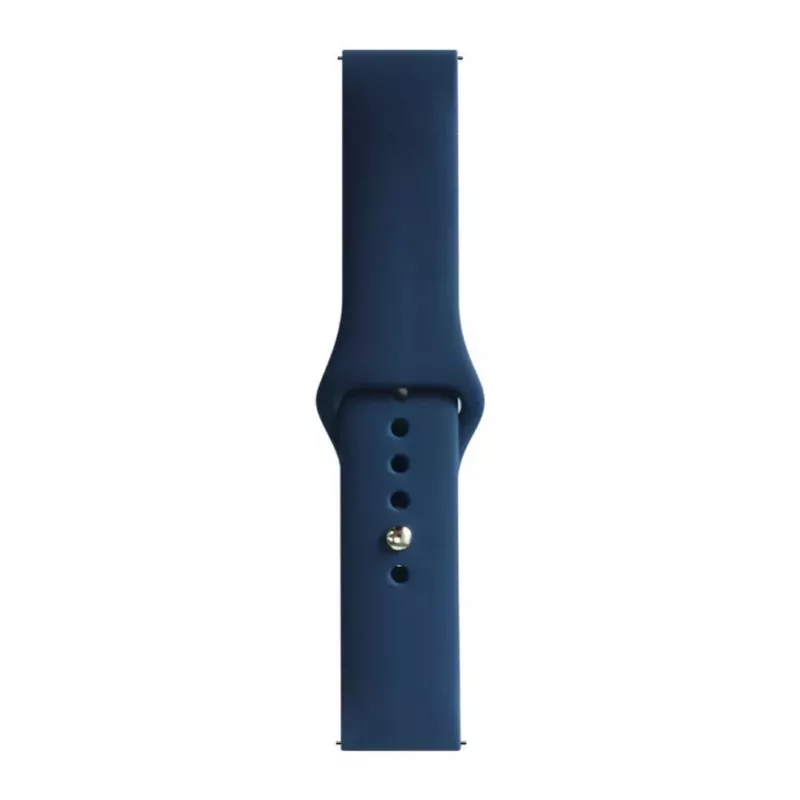 Evelatus 20mm Silikon Loop Armband (S/M 110mm) Blau
