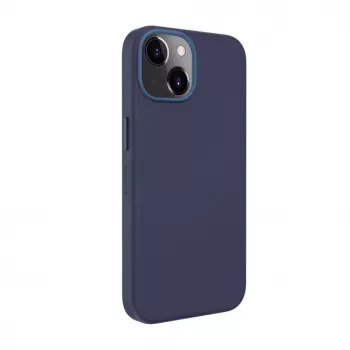 Evelatus Apple iPhone 13 Premium MagSafe Soft Touch Silicone Case Blau