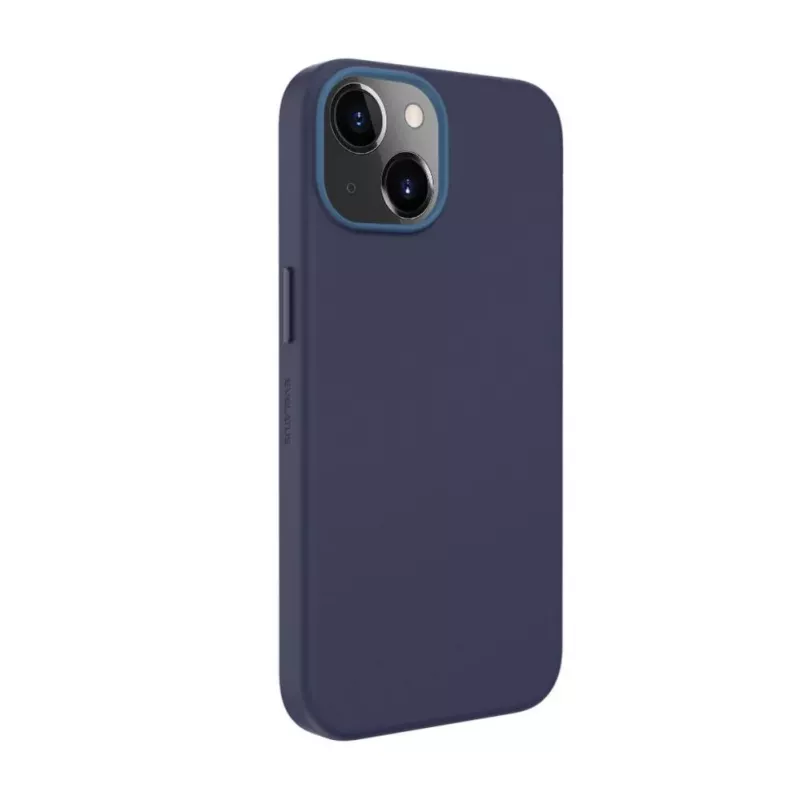 Evelatus Apple iPhone 13 Premium MagSafe Soft Touch Silicone Case Blau