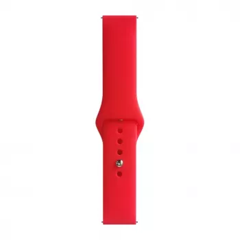 Evelatus 22mm Silikon Loop Armband (S/M 110mm) Rot