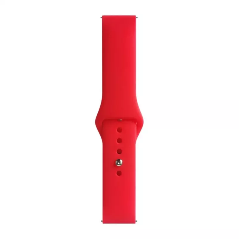 Evelatus 22mm Silikon Loop Armband (S/M 110mm) Rot