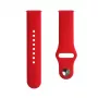 Evelatus 22mm Silikon Loop Armband (S/M 110mm) Rot