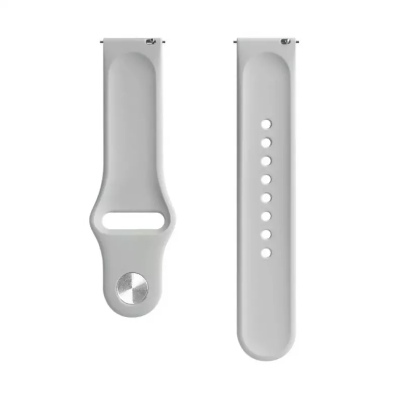 Evelatus Watch 22mm Silicone Loop Watch Strap (S/M 110mm) Gray