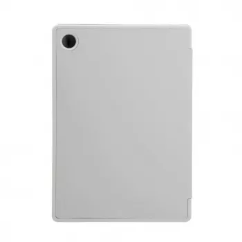 Evelatus Galaxy Tab A8 10.5 (2021) Book Cover mit Imitat-Mikrofaser-Innenfutter Silber