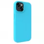 Evelatus Apple iPhone 15 Premium Soft Touch Silikonhülle Cyan Blau