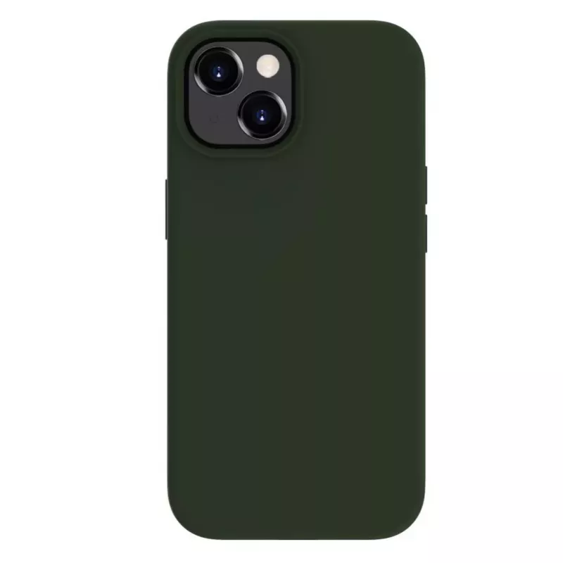 Evelatus Apple iPhone 15 Premium Soft Touch Silicone Case Dark Olive