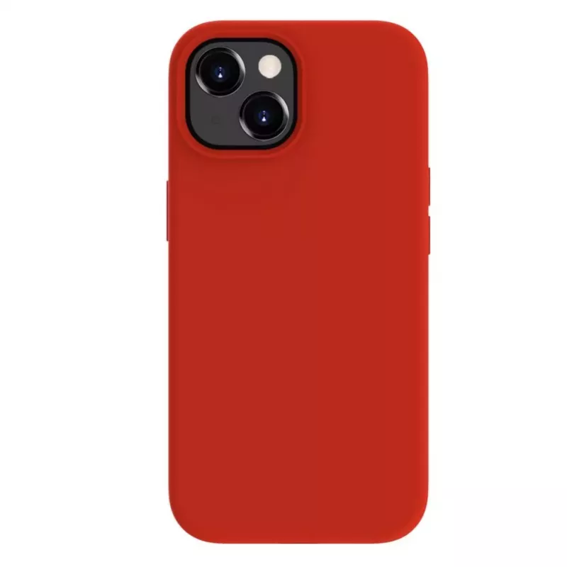 Evelatus Apple iPhone 15 Premium Soft Touch Silikonhülle Rot