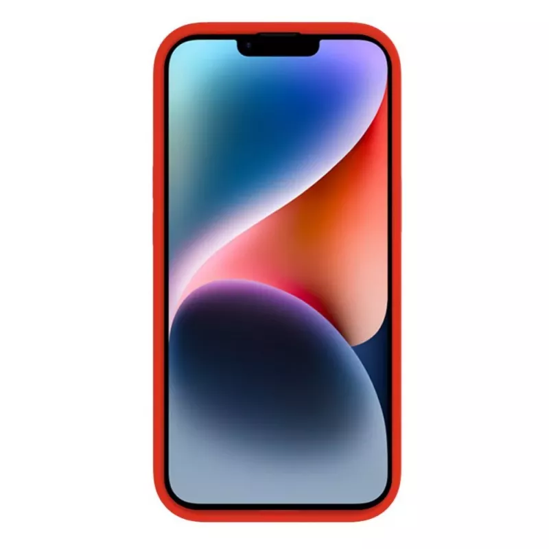 Evelatus Apple iPhone 15 Premium Soft Touch Silikonhülle Rot