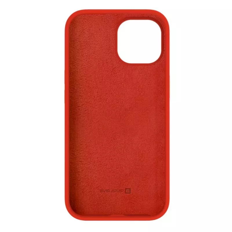 Evelatus Apple iPhone 15 Premium Soft Touch Silikonhülle Rot