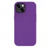 Evelatus Apple iPhone 15 Plus Premium Soft Touch Silikonhülle Tiefes Lila