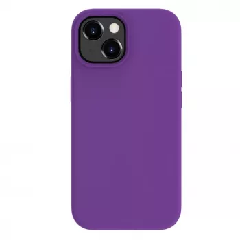Evelatus Apple iPhone 15 Plus Premium Soft Touch Silikonhülle Tiefes Lila