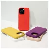 Evelatus Apple iPhone 15 Plus Premium Soft Touch Silikonhülle Tiefes Lila