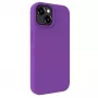Evelatus Apple iPhone 15 Plus Premium Soft Touch Silikonhülle Tiefes Lila