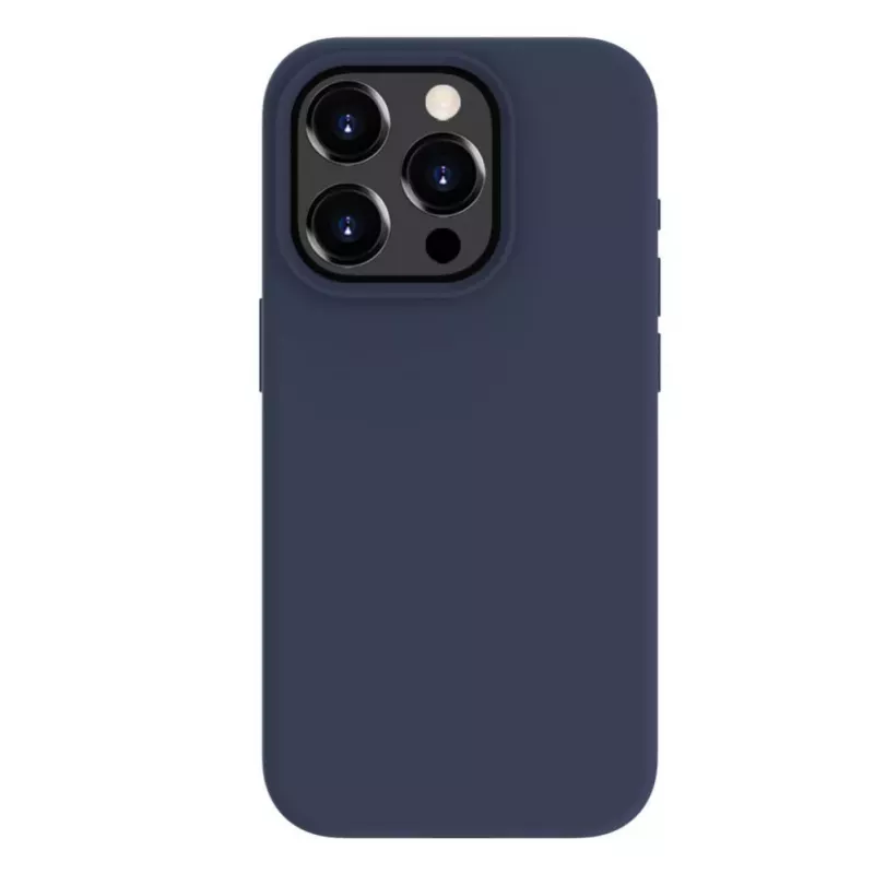 Evelatus Apple iPhone 15 Pro Premium Soft Touch Silikonhülle Mitternachtsblau