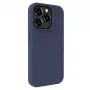 Evelatus Apple iPhone 15 Pro Premium Soft Touch Silikonhülle Mitternachtsblau
