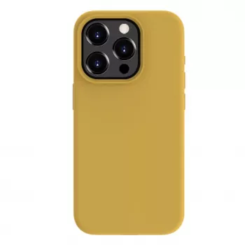Evelatus Apple iPhone 15 Pro Premium Soft Touch Silikonhülle Gold