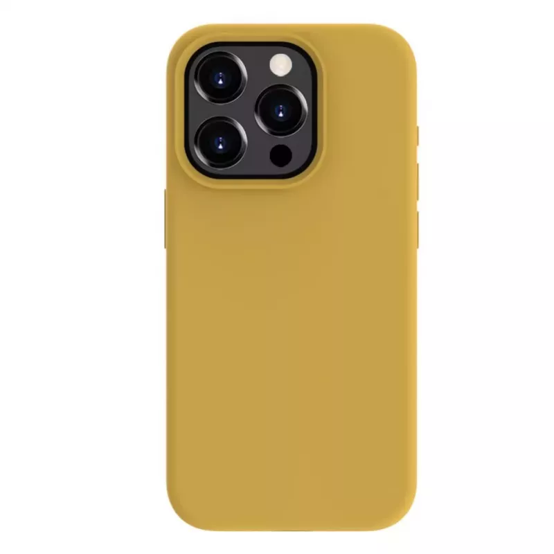 Evelatus Apple iPhone 15 Pro Premium Soft Touch Silikonhülle Gold